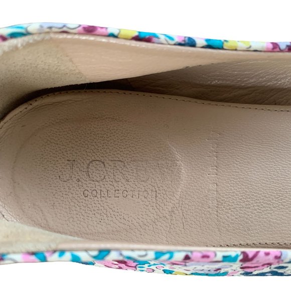 J.Crew Women's Cece Ballet Flats Liberty Floral Pattern Made in Italy Size 7.5 - Picture 2 of 11